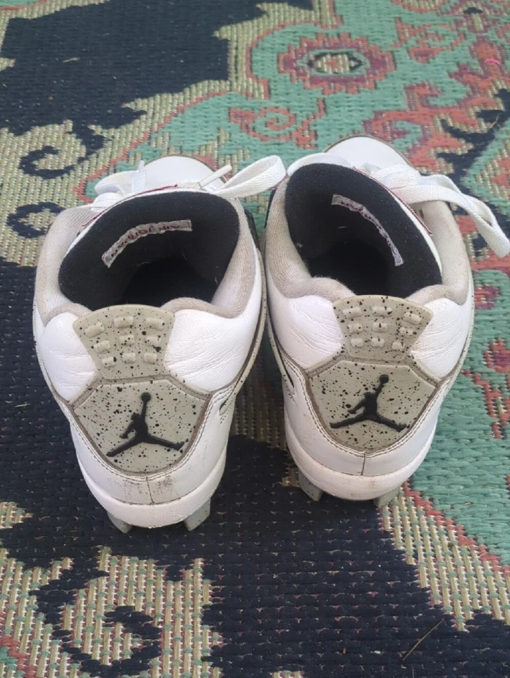 Jordan 4 Cement Football Cleats